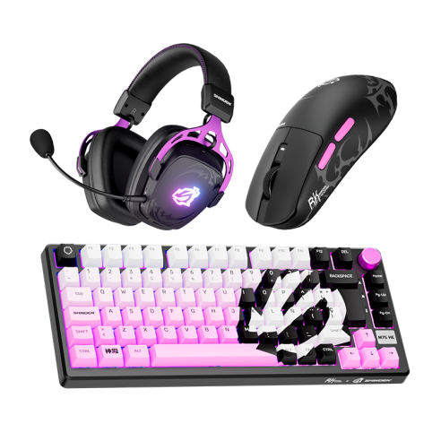 PRE VENTA COMBO SHINDEN TECLADO RKM75 HE + MOUSE M3 + HEADSET HG103 + REGALO SORPRESA