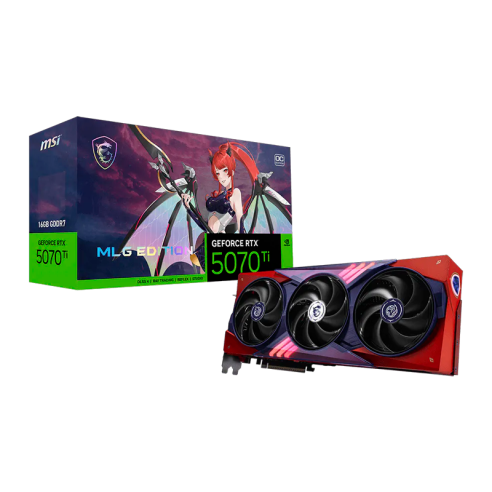PLACA DE VIDEO GEFORCE RTX 5070 TI 16GB MSI MLG EDITION OC