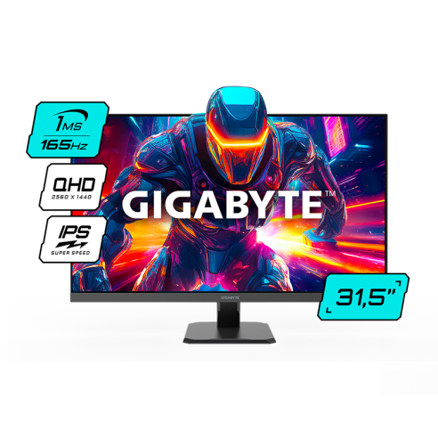 MONITOR GAMER 32" GIGABYTE GS32Q QHD IPS 165HZ 1MS