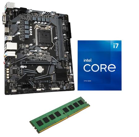 Combo actualización Core i7 11700 + H510M-H + DDR4 8GB 2666 MHZ