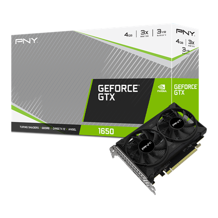 PLACA DE VIDEO PNY Nvidia GeForce GTX 1650 4GB DDR6 Dual