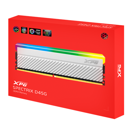 MEMORIA ADATA DDR4 8GB 3600MHZ XPG D45G WHITE
