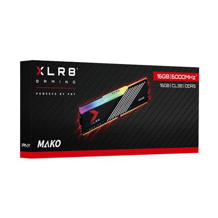 MEMORIA DDR5 16GB 6000MHZ PNY XLR8 MAKO BLK RGB