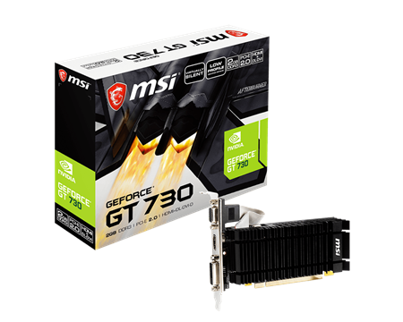 PLACA DE VIDEO GT730 2GB DDR3 MSI